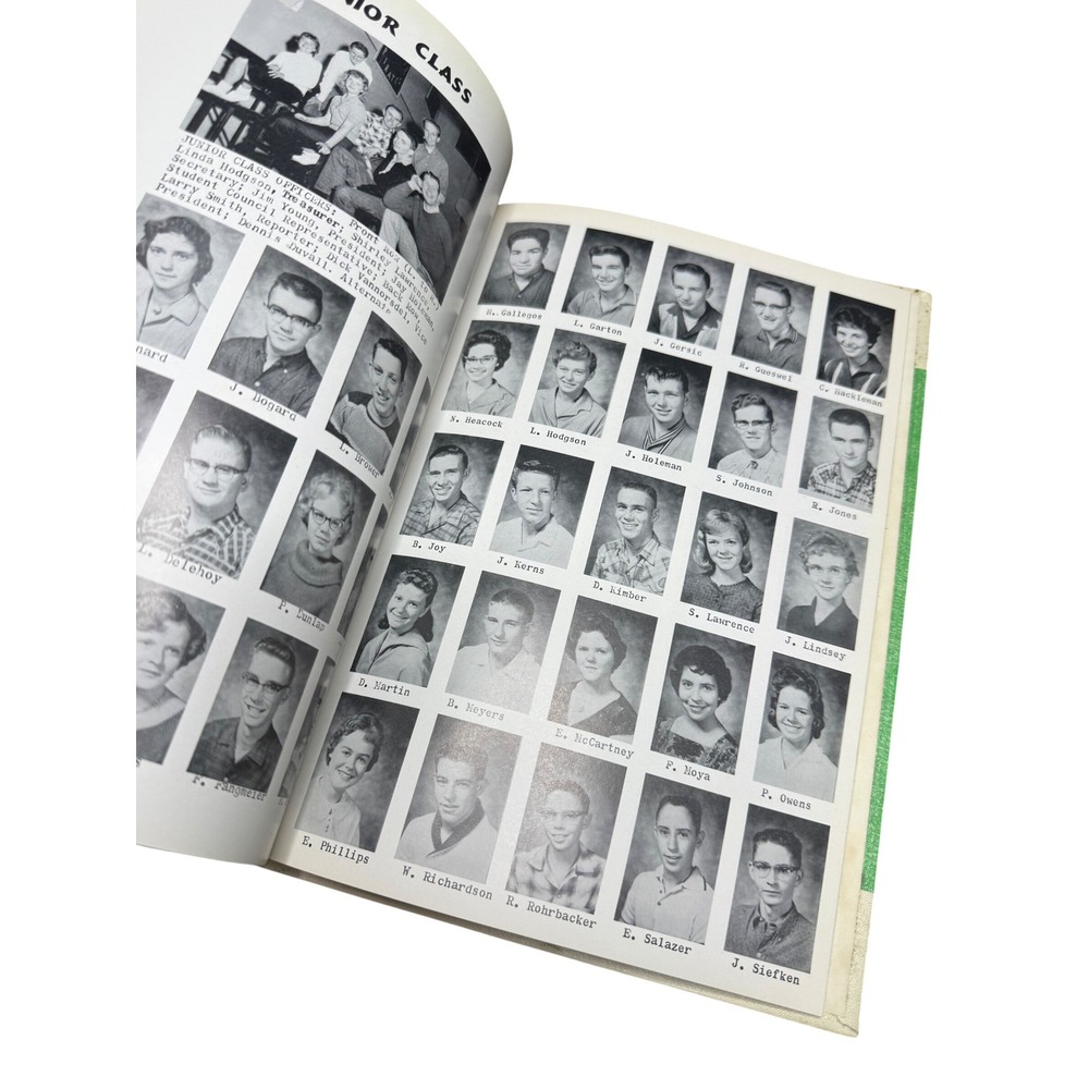 Vintage 1961 Louisburg High School Yearbook Pirates Log Kansas Mid Century KS - Picture 2 of 3